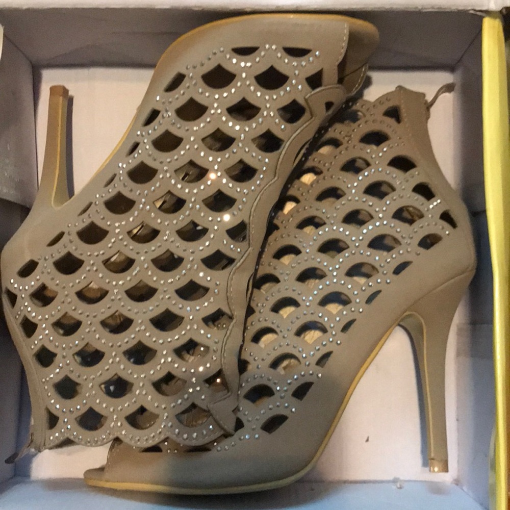 Heels slightly worn